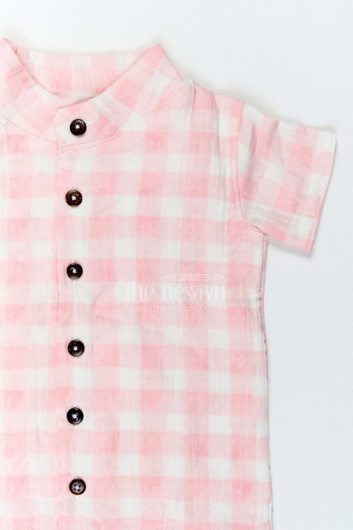 Boys Muslin Shirt and Shorts Set for Summer Outings and Playdates