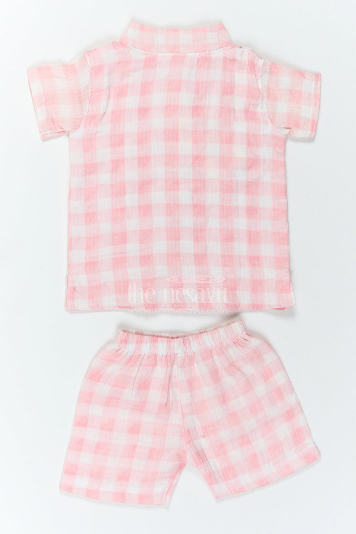 Boys Muslin Shirt and Shorts Set for Summer Outings and Playdates