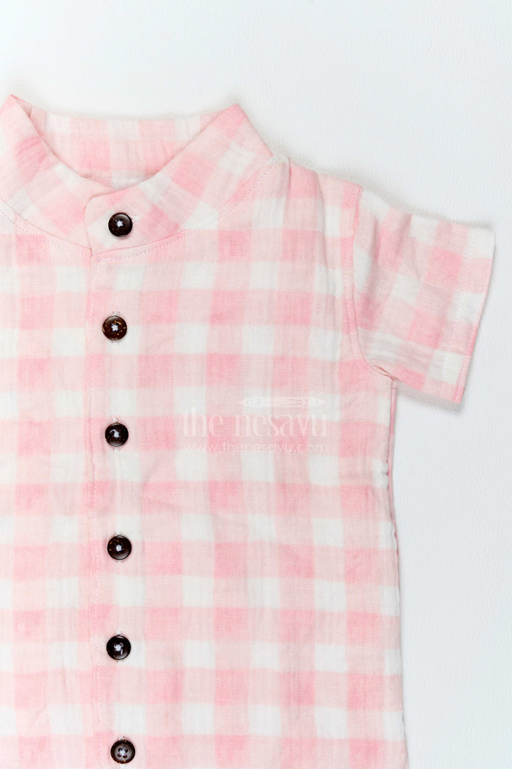 Boys Muslin Shirt and Shorts Set for Summer Outings and Playdates