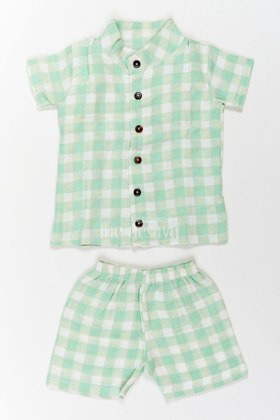 Boys Checked Casual Co Ord Set for Holidays and Weekend Outings