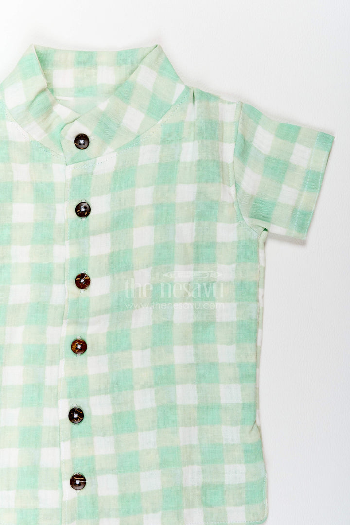Boys Checked Casual Co Ord Set for Holidays and Weekend Outings