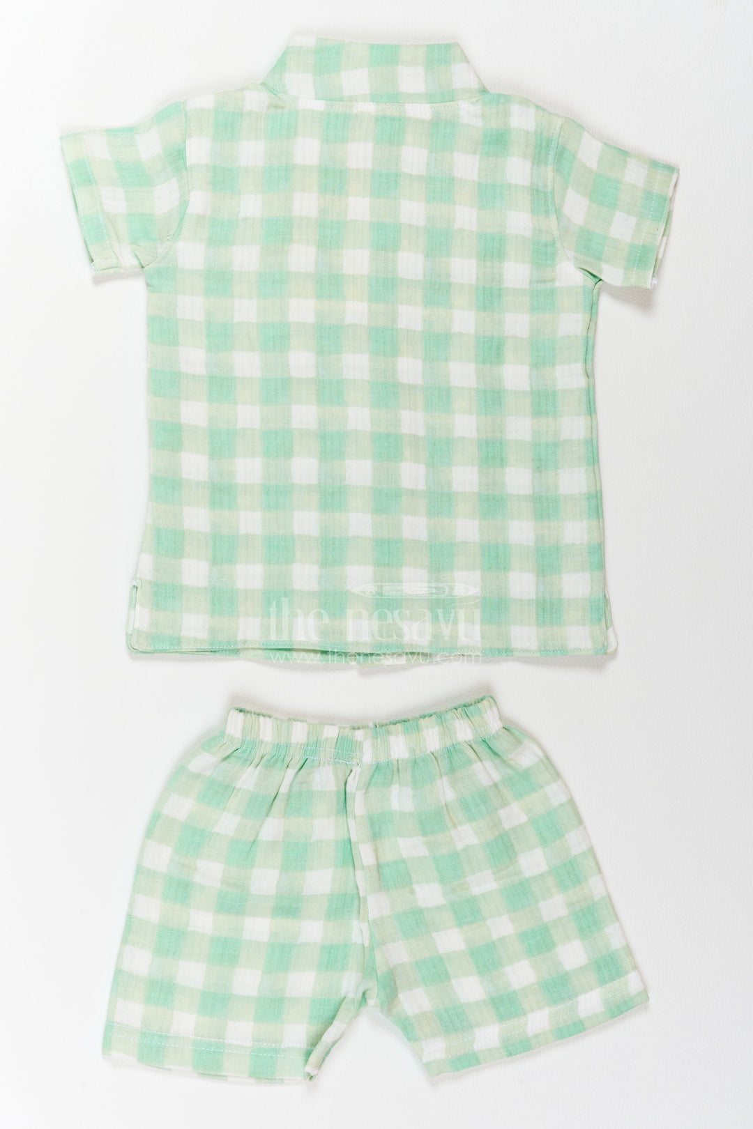 Boys Checked Casual Co Ord Set for Holidays and Weekend Outings
