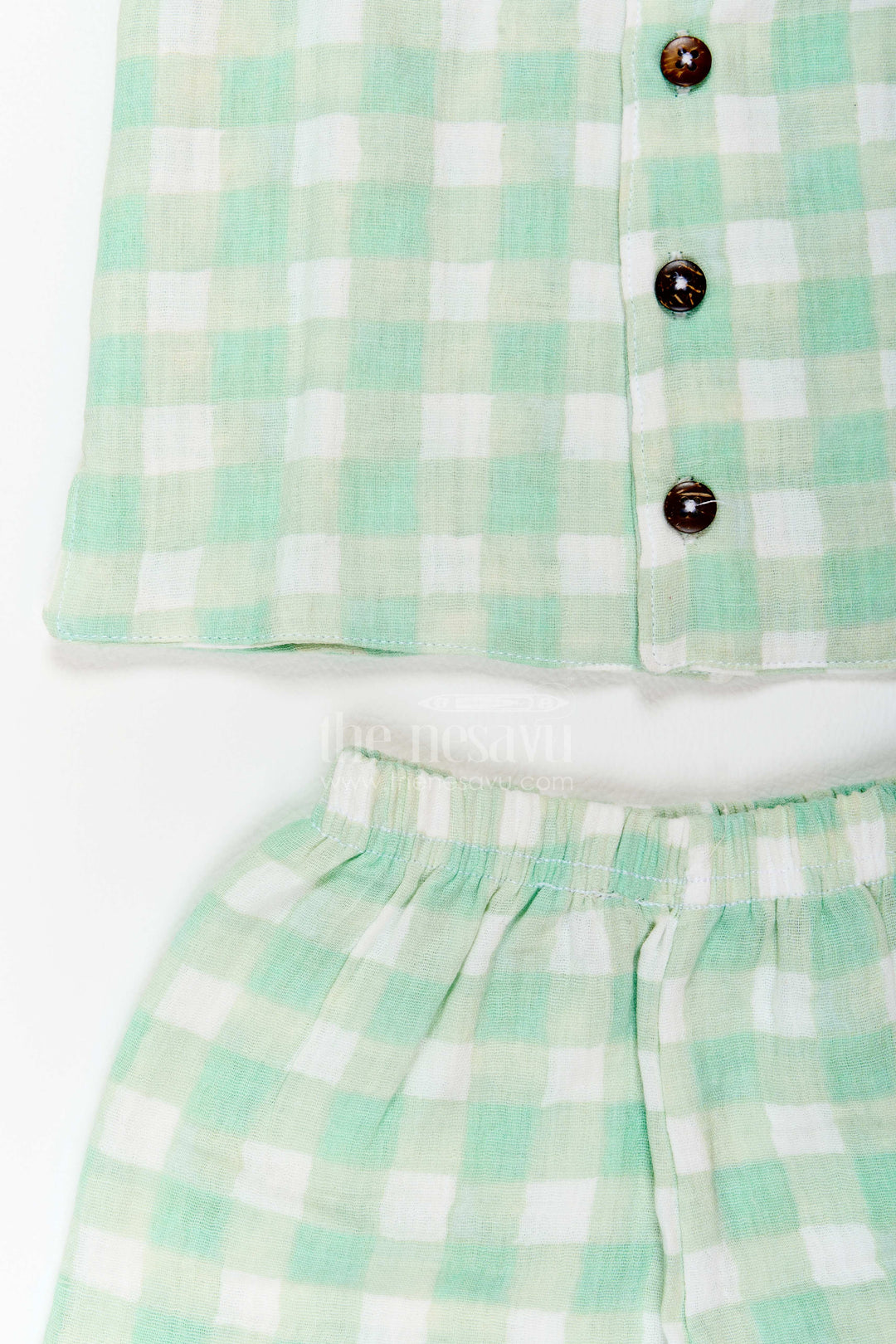 Boys Checked Casual Co Ord Set for Holidays and Weekend Outings