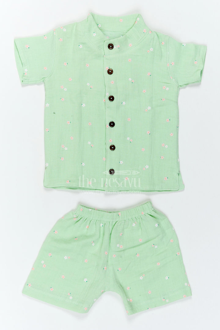 Boys Muslin Casual Set for Playdates Travel and Relaxed Weekends