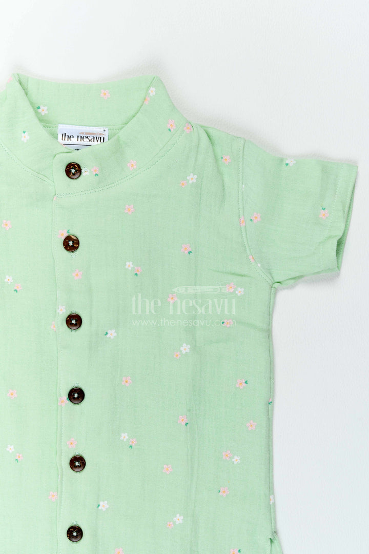 Boys Muslin Casual Set for Playdates Travel and Relaxed Weekends