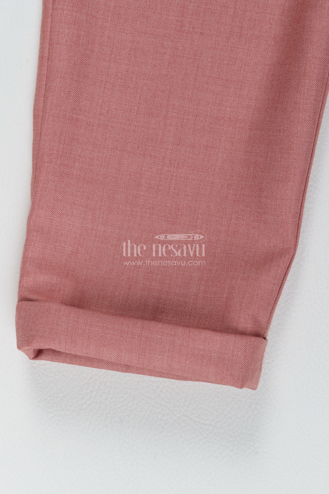 Boys Shirt and Trouser Set with Designer Detailing in Pink