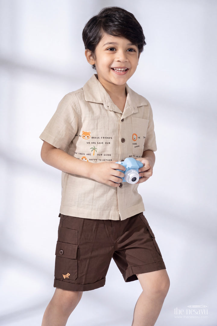 Boys Casual Set with Smart Tailoring for Festive Occasions