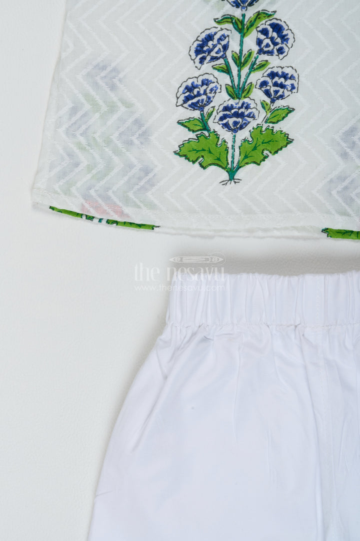 Boys Festive Kurta Set in White for Festive Gatherings