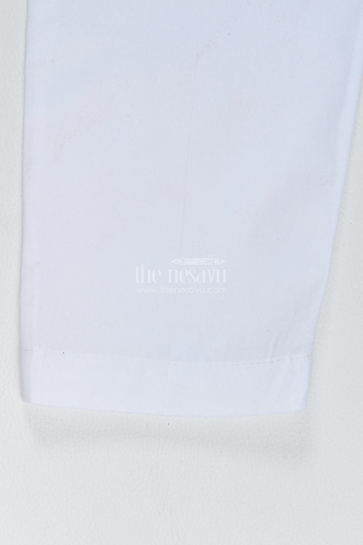 Boys Festive Kurta Set in White for Festive Gatherings