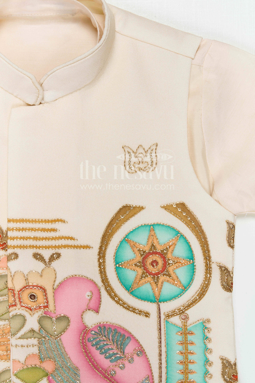 Festive Kurta Jacket Set for Boys for Weddings and Special Events