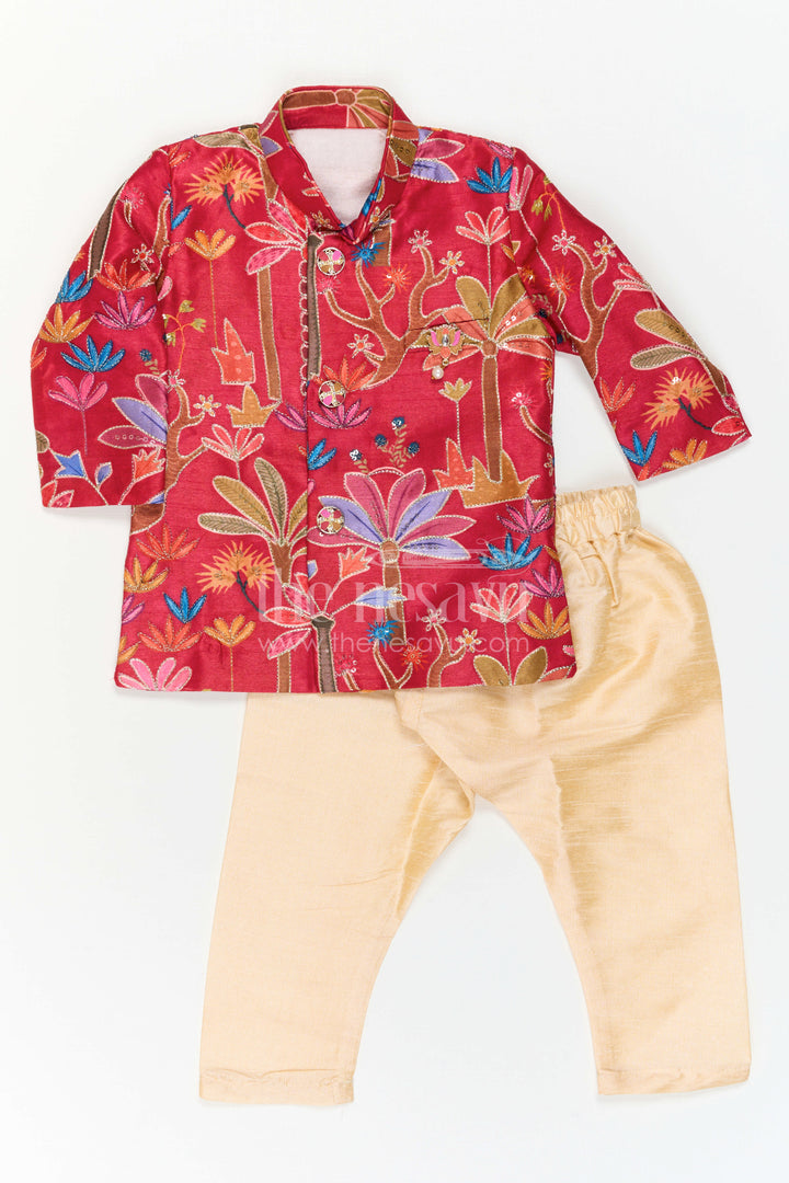 Boys Sherwani Outfit for Wedding Ceremonies and Festive Occasions
