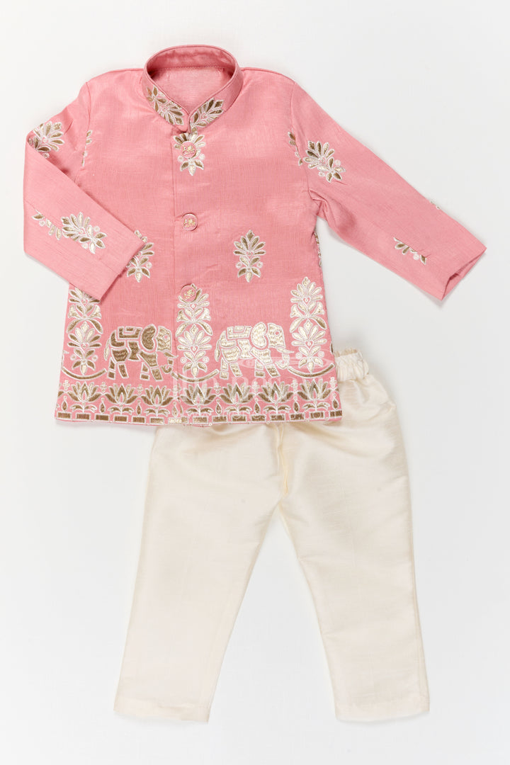 Baby Boy Sherwani Set for Festive Celebrations and Special Occasions