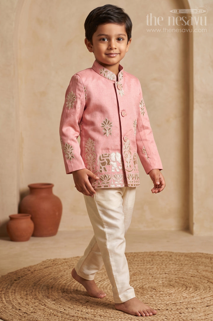 Baby Boy Sherwani Set for Festive Celebrations and Special Occasions