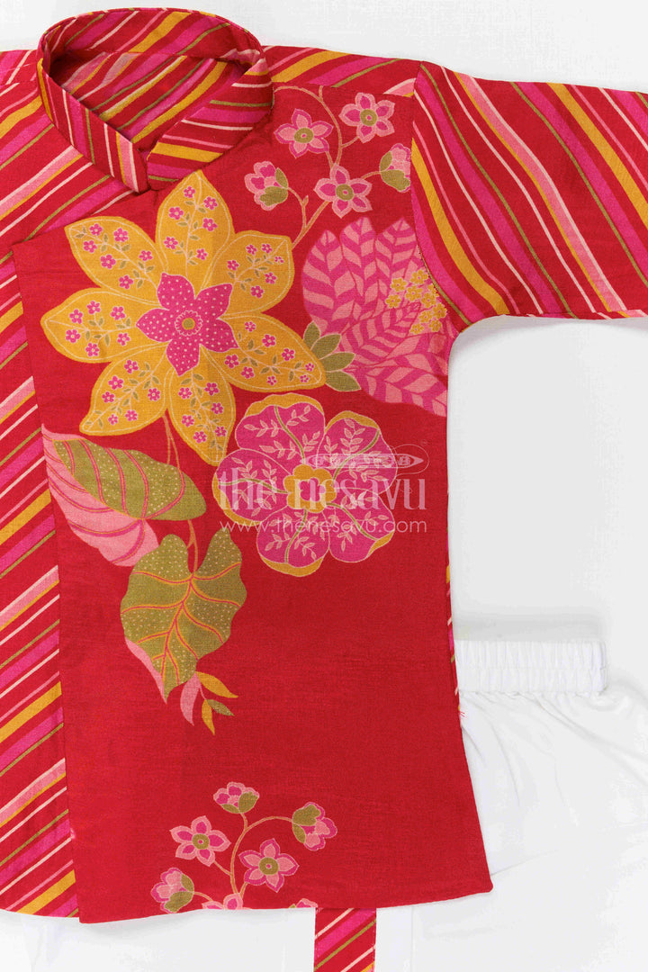 Toddler Boy Dhoti Set for Festive Gatherings and Cultural Events