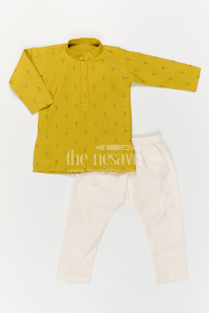 Boys Kurta Set for Festive Occasions and Temple Visit