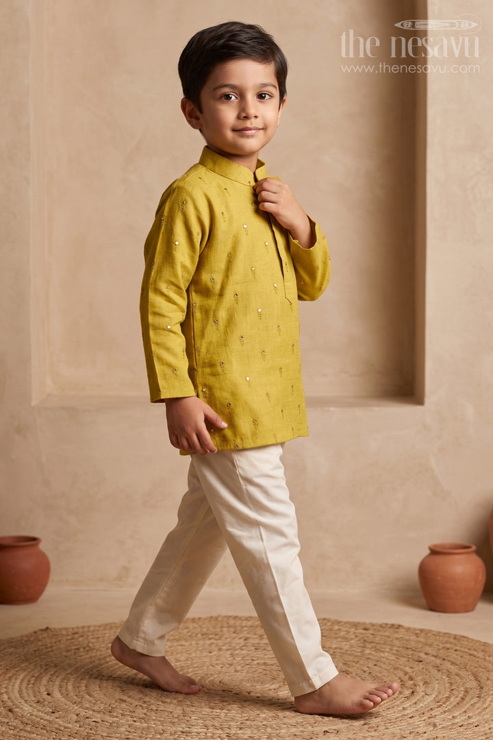 Boys Kurta Set for Festive Occasions and Temple Visit