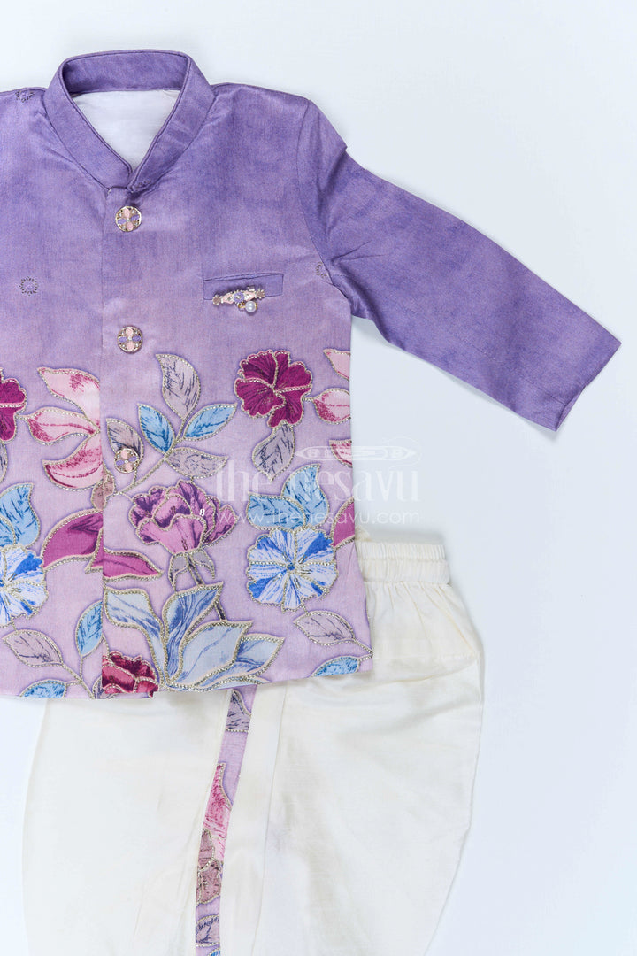 Boys Sherwani Set for Celebrations and Festive Occasions