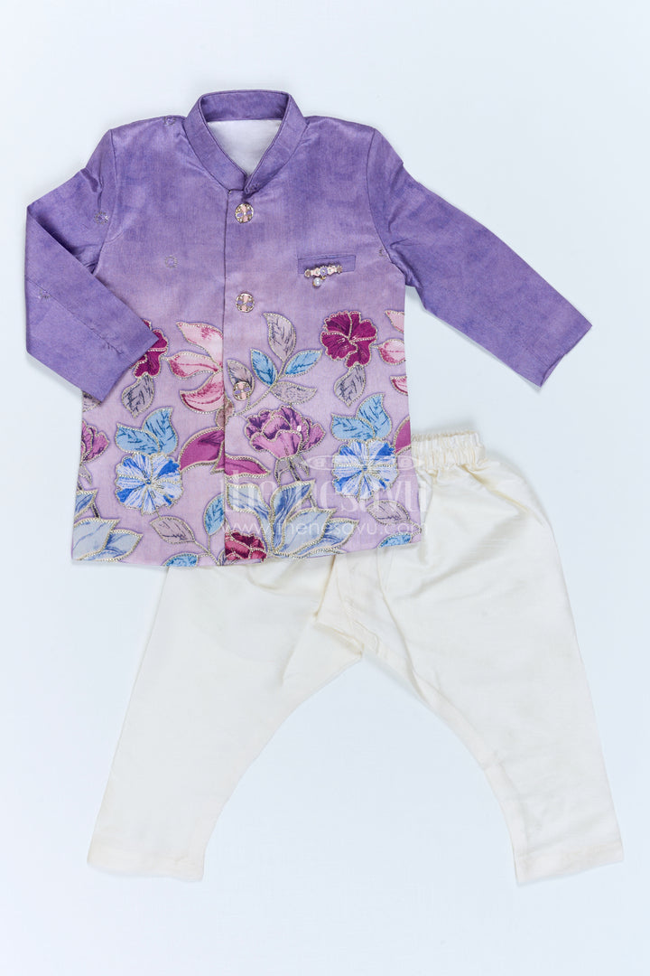 Boys Sherwani Set for Celebrations and Festive Occasions