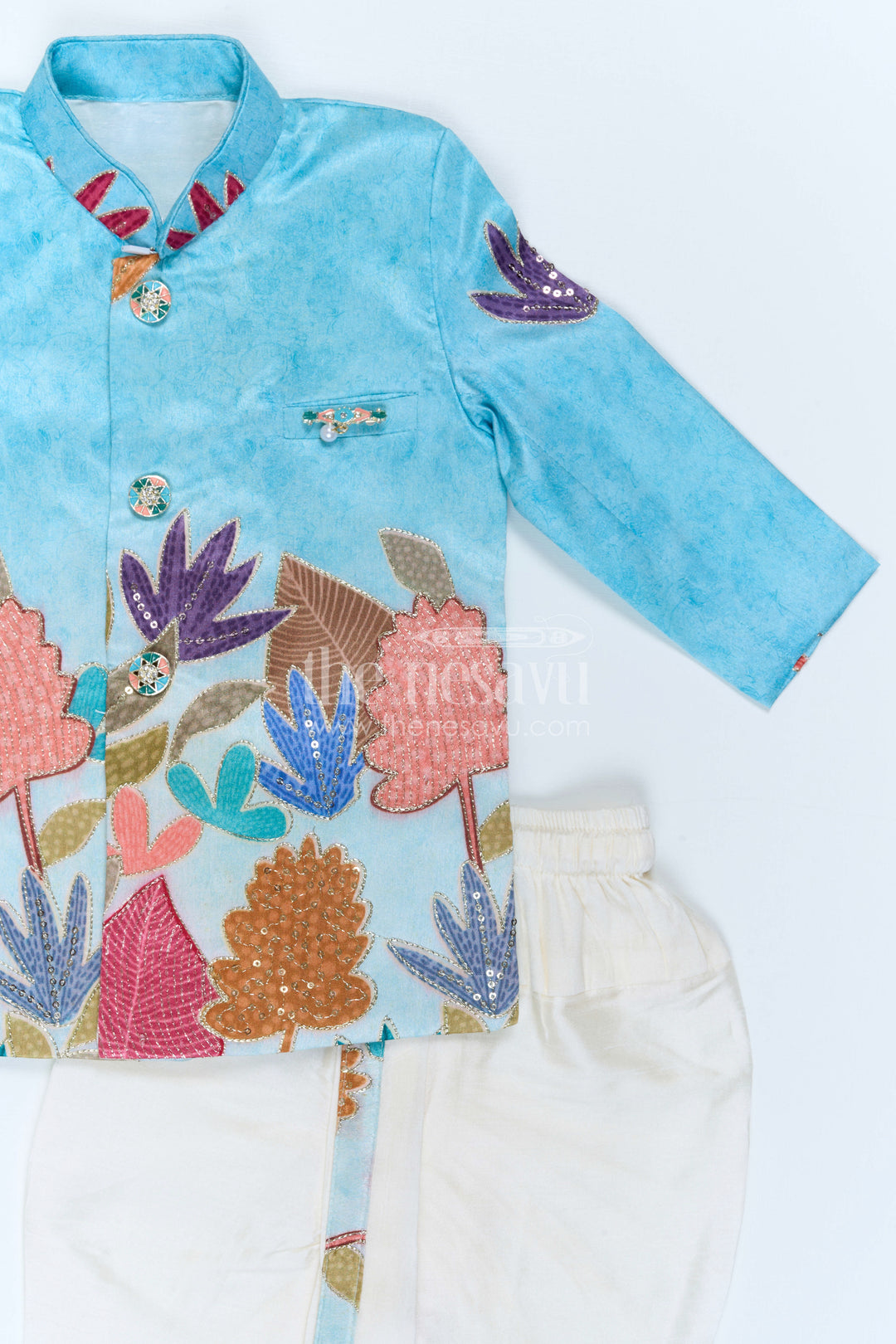 Boys Sherwani Set for Festive Occasions and Weddings