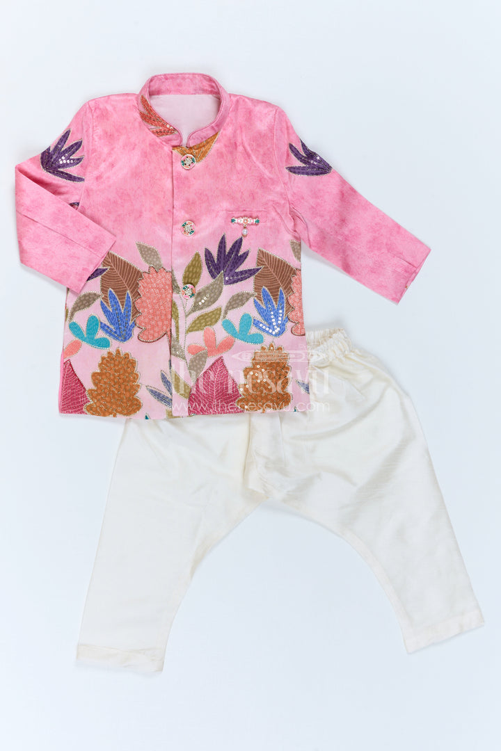 Boys Sherwani Set for Festival and Traditional Functions