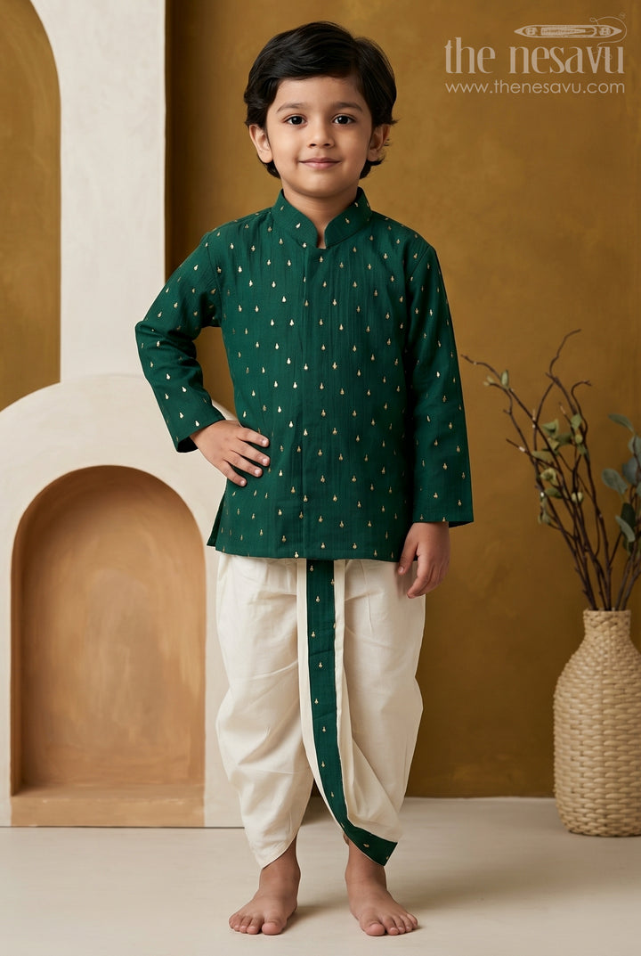 Kids Ethnic Dothi Outfit for Festive Wedding Celebrations