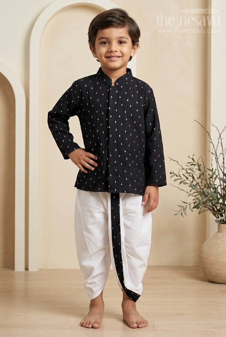 Boys Festive Dothi Set for Traditional Family Occasions