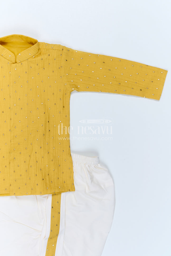 Toddler Boys Ethnic Dothi Outfit for Festive Celebrations