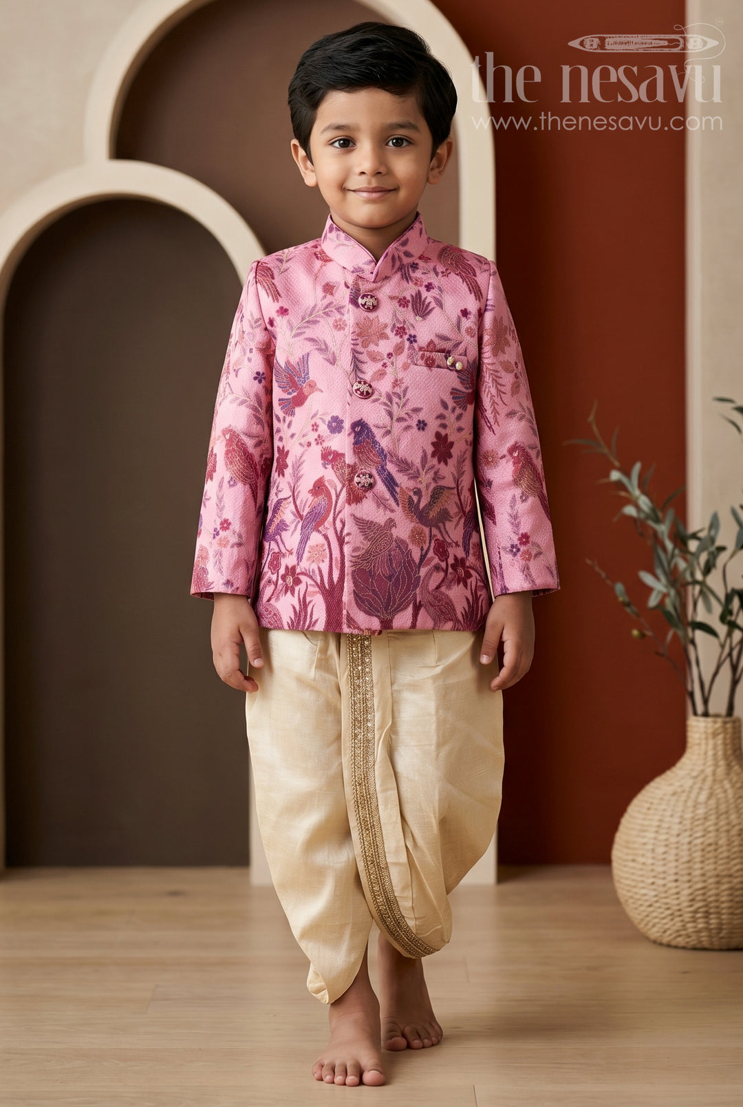 Baby Boy Sherwani Set for Festive Weddings and Traditional Celebrations