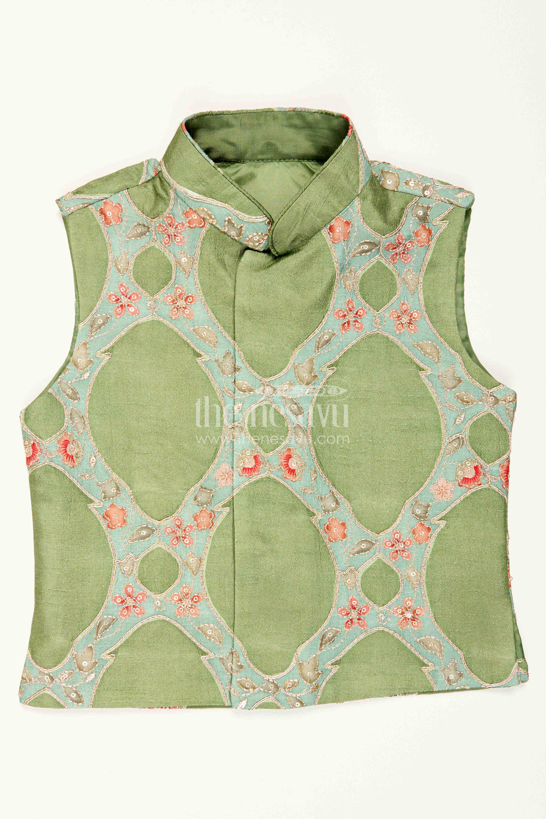 Boys Ethnic Jacket Outfit for Festive Family Functions