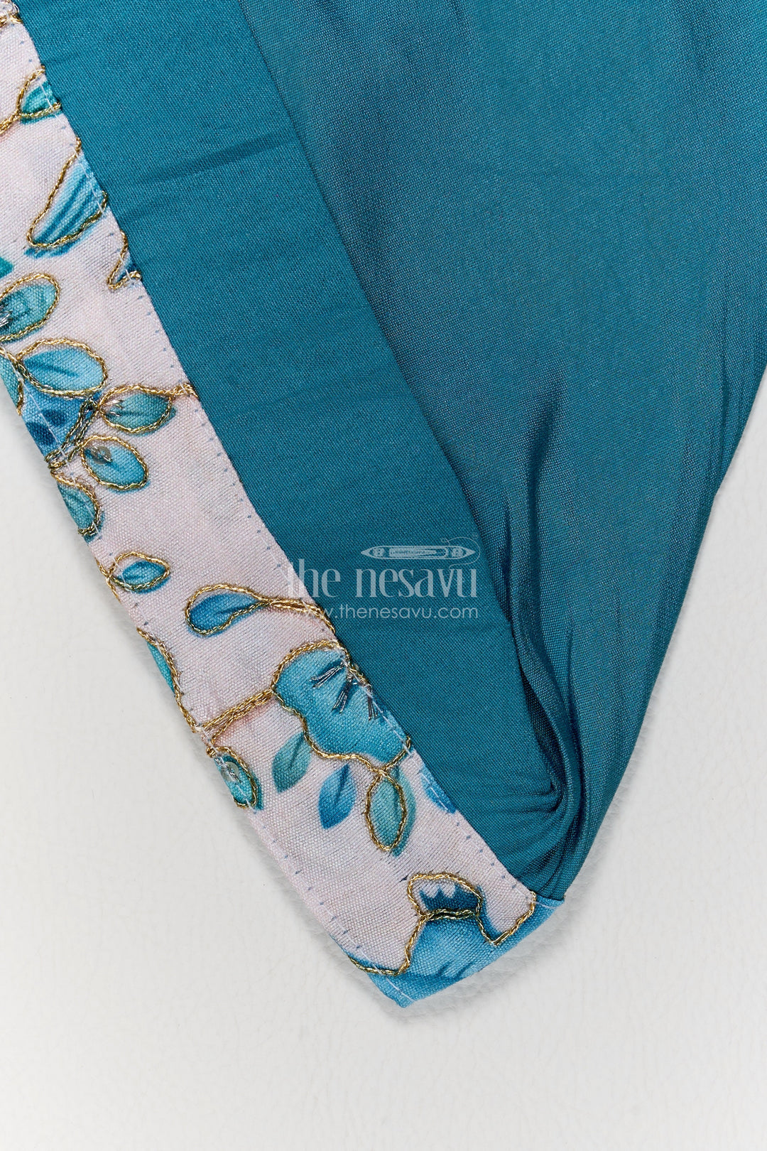 Boys Dhoti Kurta Set for Kids with Elephant Detailing in Blue