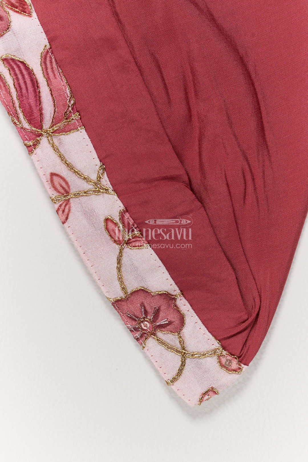 Kids Ready Made Dhoti Set with Elephant Detailing in Pink