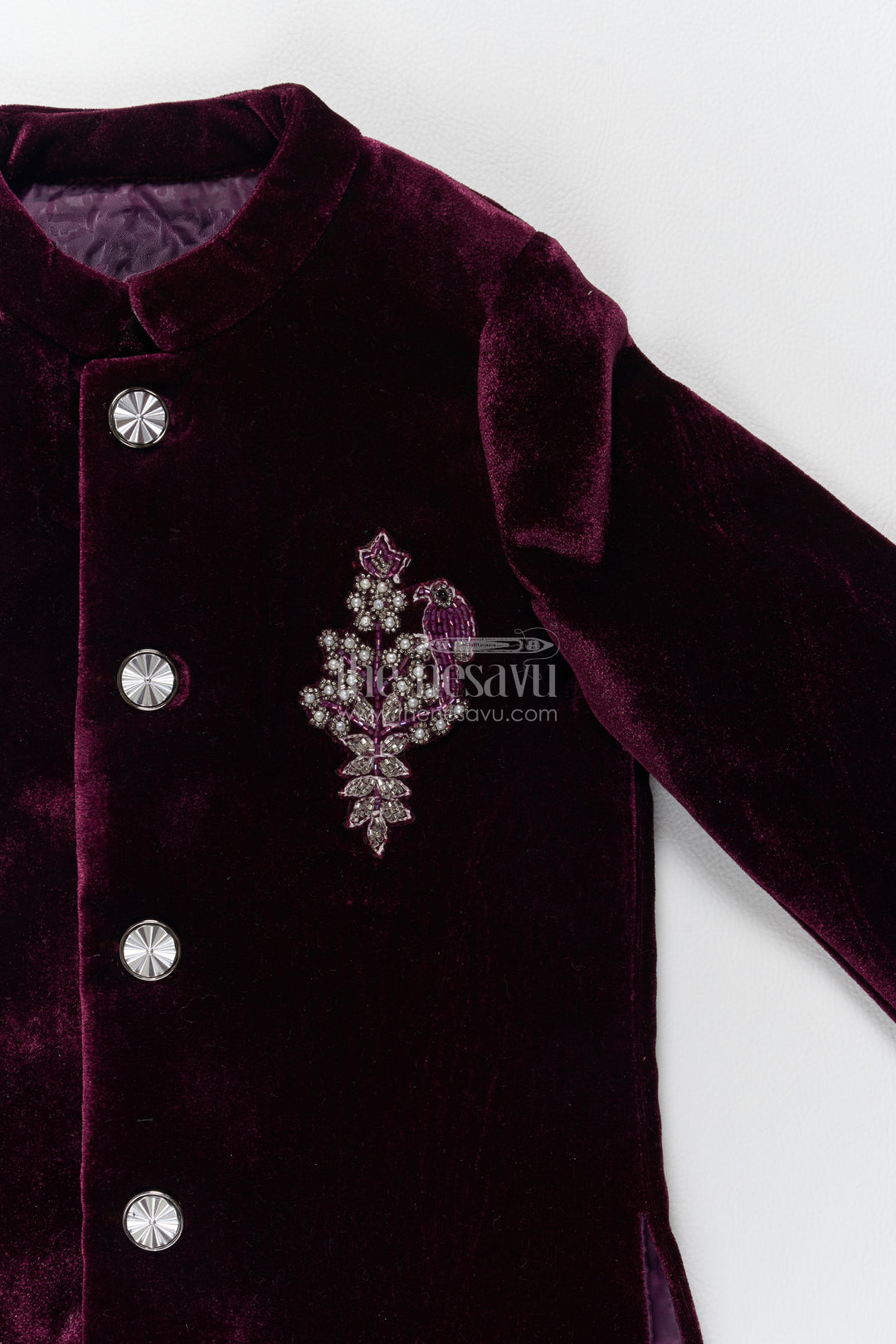 Boys Sherwani Set in Black for Party Memories