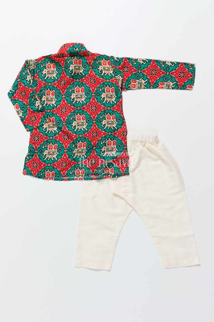 Toddler boys kurta set for traditional functions and festive celebrations