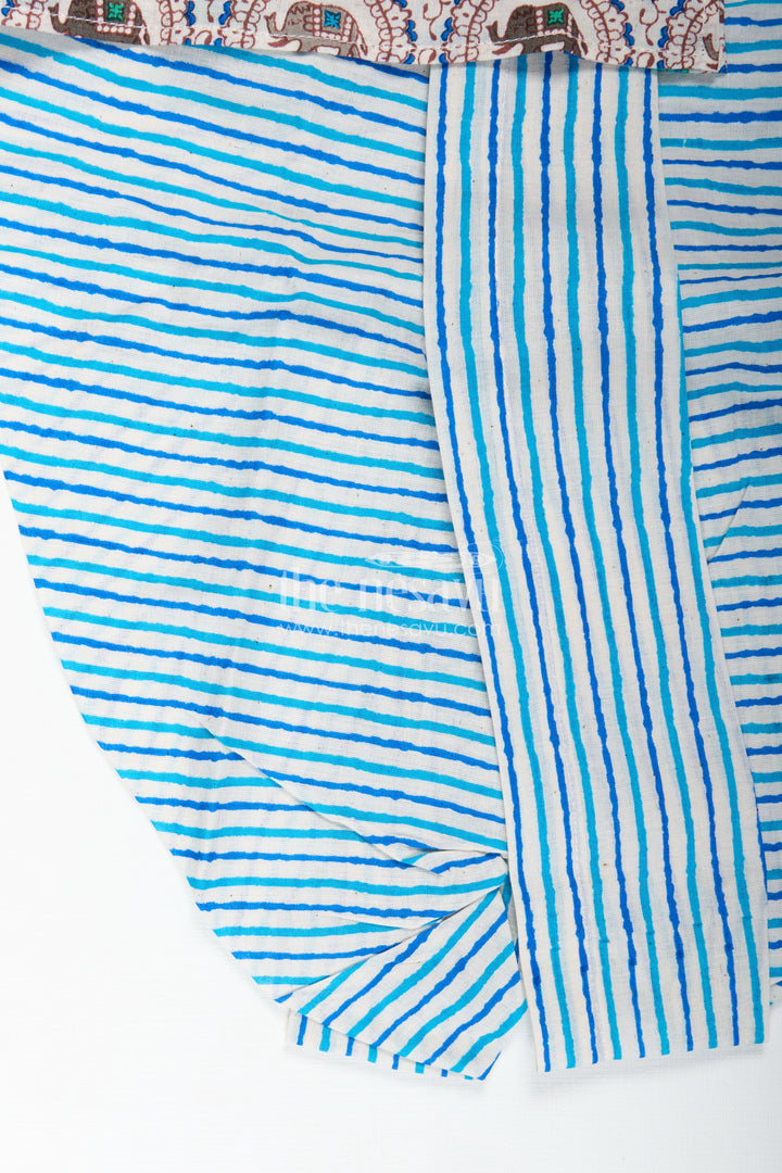 Geometric Print Dhoti Set For Boys Party Ready Style