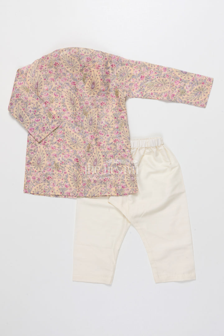 Boys Kurta Set with Digital Print for Festive and Ethnic Days