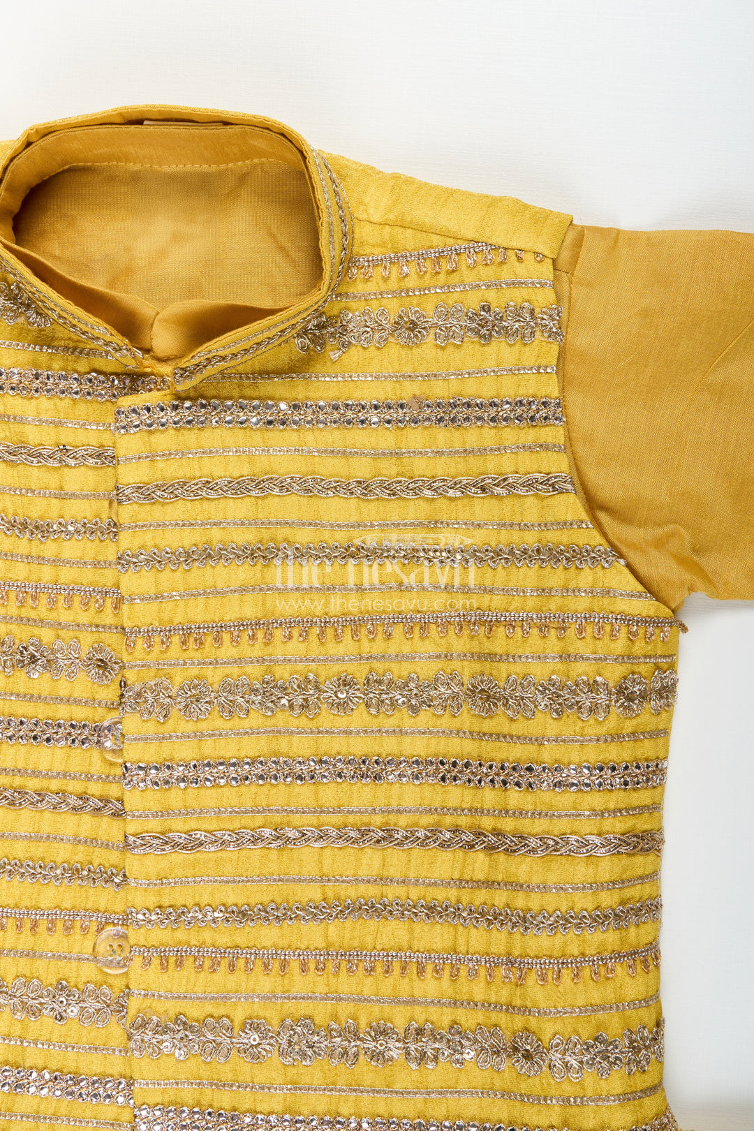 Toddler boys ethnic jacket set for weddings and festive events