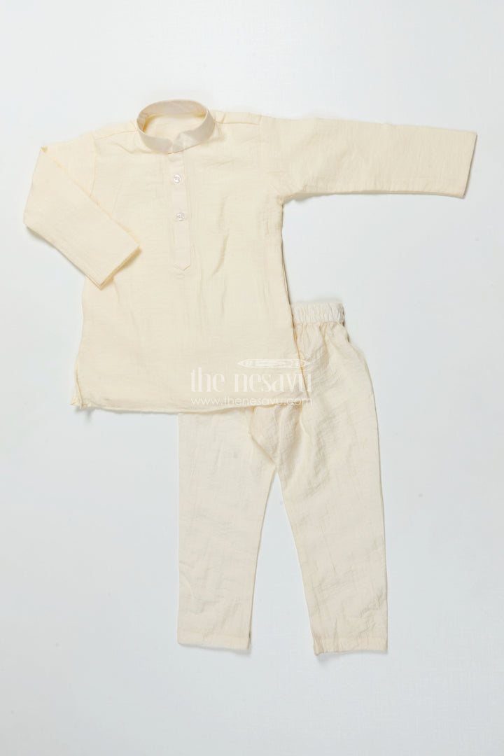 Boys Festive Jacket Kurta Set for Weddings and Traditional Celebrations