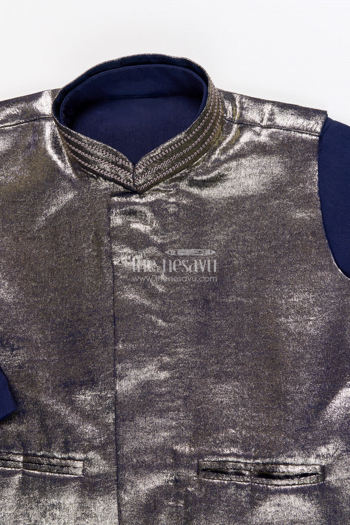 Boys Ethnic Jacket Set for Festive Occasions and Weddings