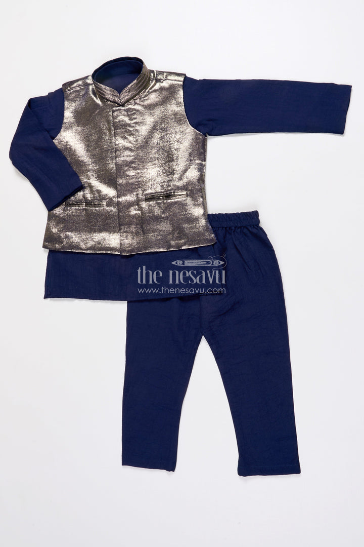 Boys Ethnic Jacket Set for Festive Occasions and Weddings