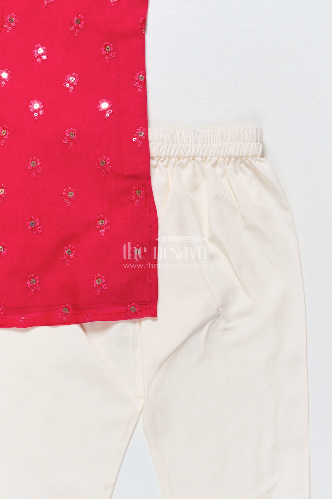 Kurta set for boys with embroidered viscose silk for festive wear