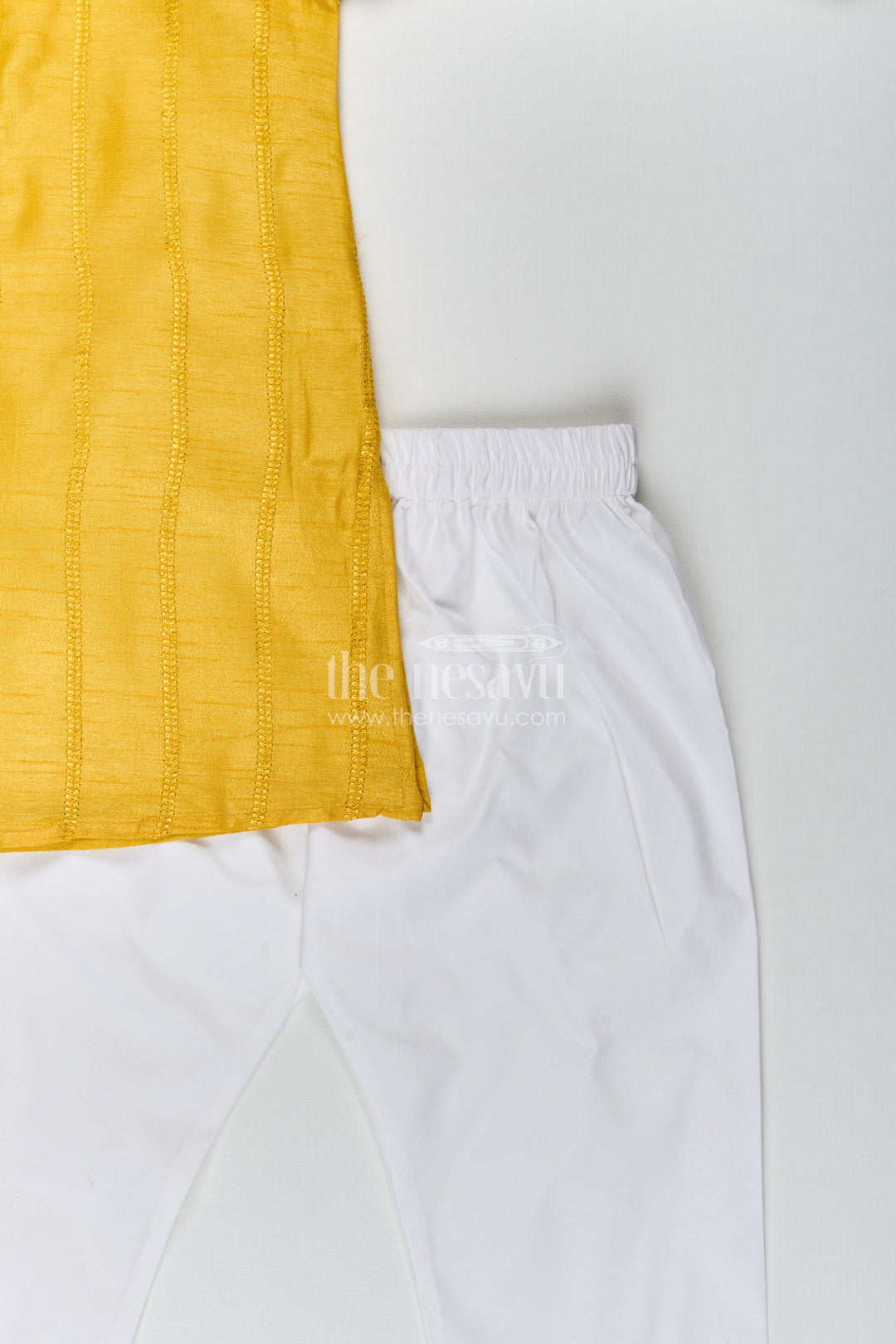 Boys silk kurta set for festivals and family celebrations