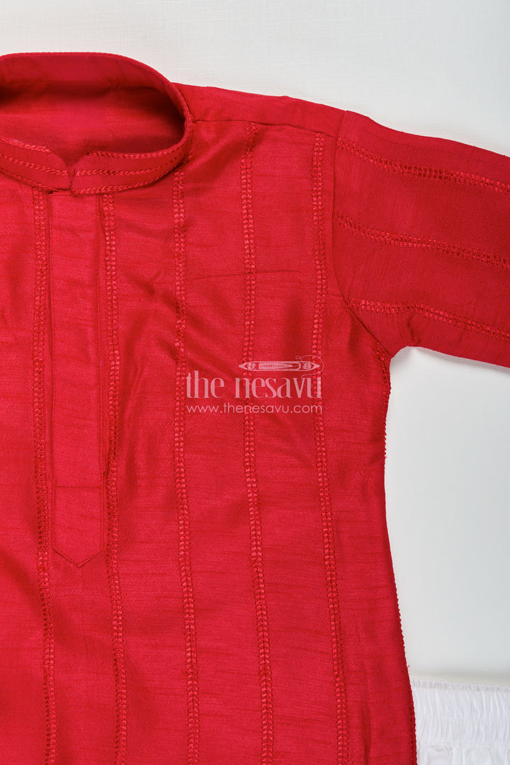 Boys silk blend kurta set for Diwali and festive wear
