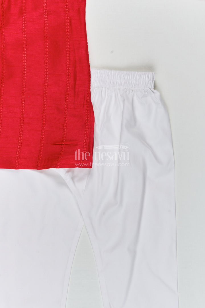 Boys silk blend kurta set for Diwali and festive wear