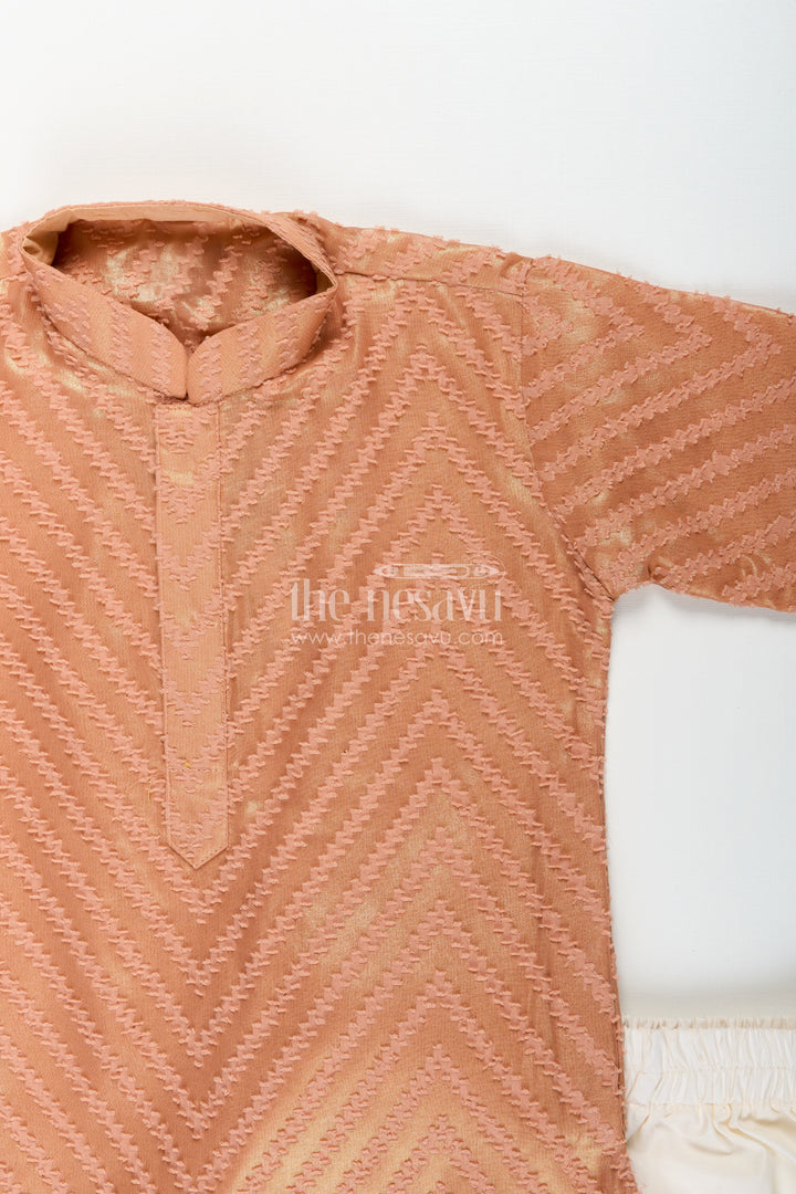 Boys ethnic silk kurta set for festive and cultural events