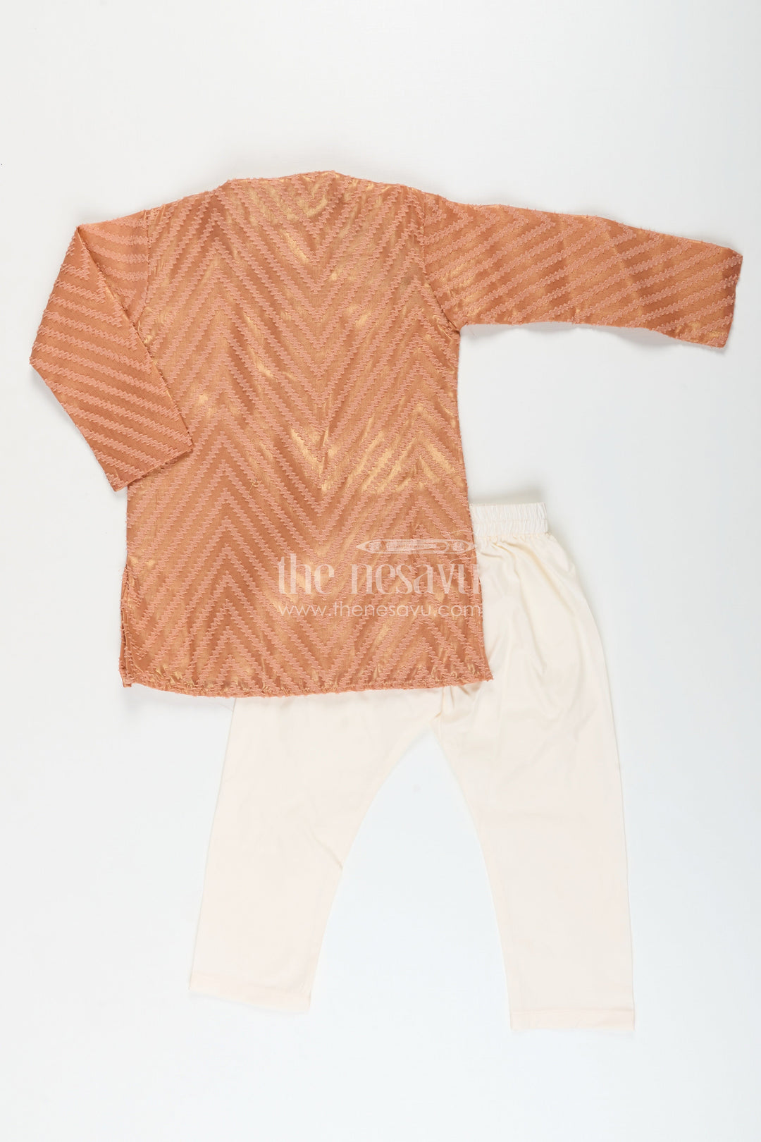 Boys ethnic silk kurta set for festive and cultural events