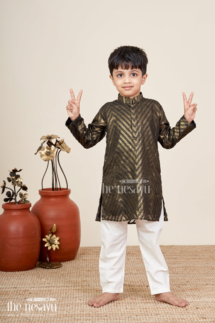 Toddler boys kurta set for weddings and traditional celebrations