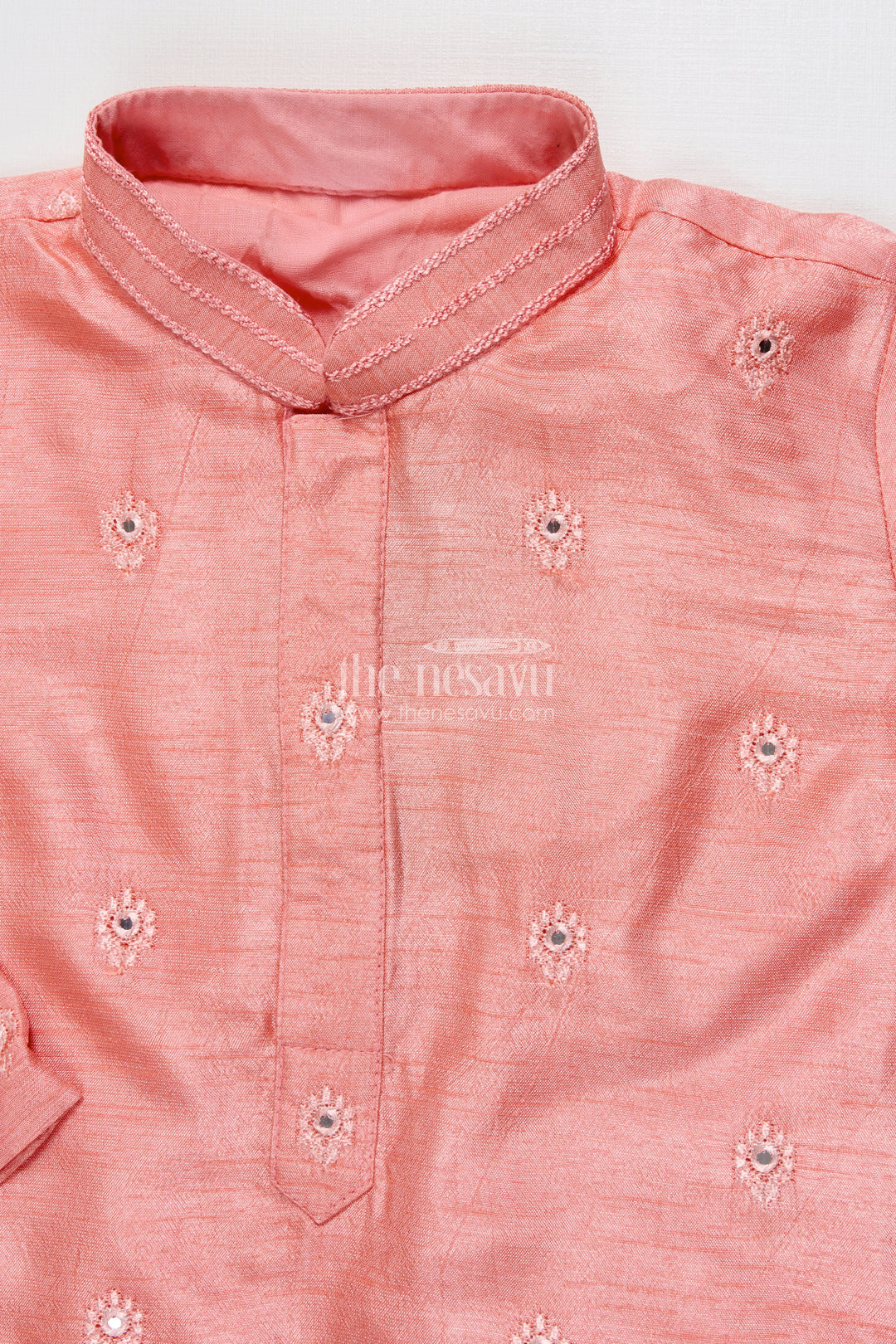 Boys Kurta Set with Embroidery for Wedding and Festive Occasions