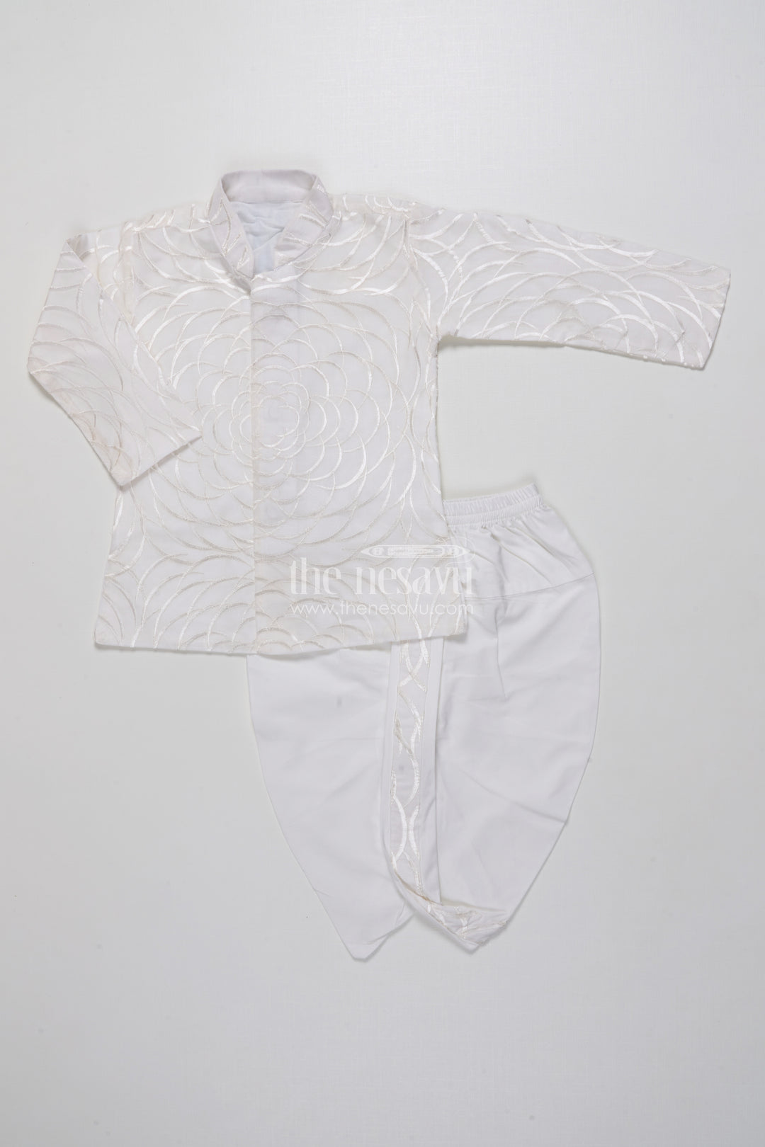 Boys Dothi Set with Mirror and Sequence Embroidery Ethnic Festive Wear