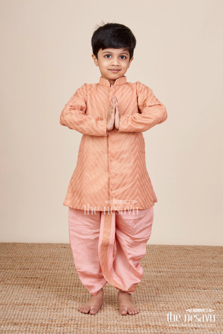 Toddler boys traditional dothi set for ethnic celebrations