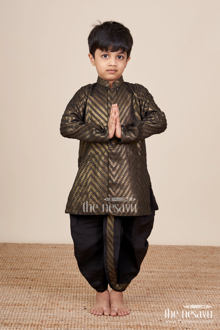 Boys festive dothi set for weddings and religious ceremonies